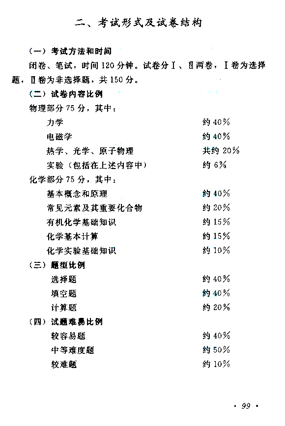 2020年广东成人高考高起点《物理》考试大纲介绍(图10)