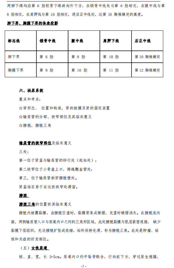 2024年广东成人高考医学类专业课(医学综合)知识点7